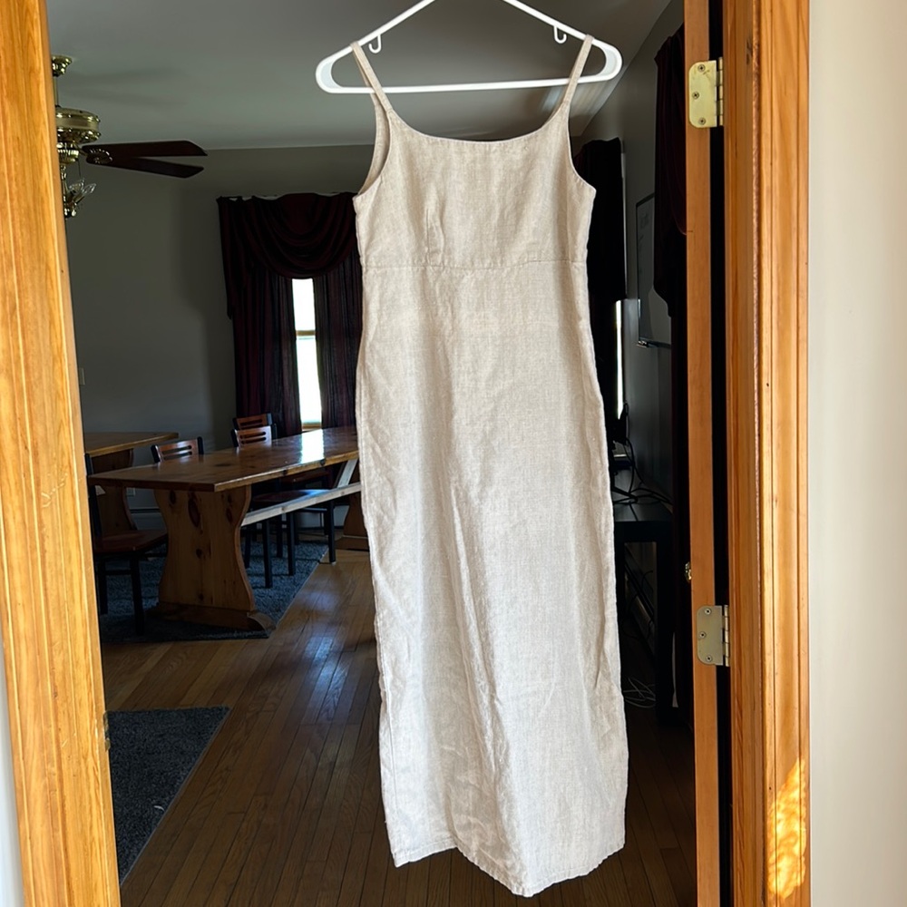 Gap 100% linen dress size small